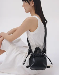Black Micro Ona vegan leather bag