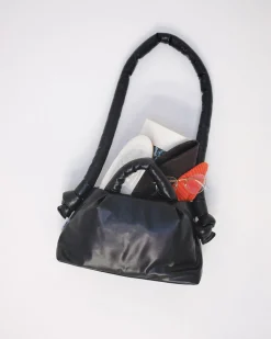 Black Mini Ona vegan leather bag