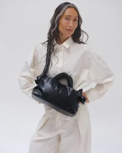 Black Mini Ona vegan leather bag