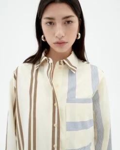 Blusa popelin rayas Marcelle