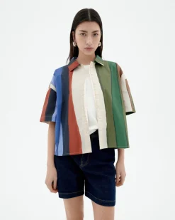 Blusa popelin rayas river Anna