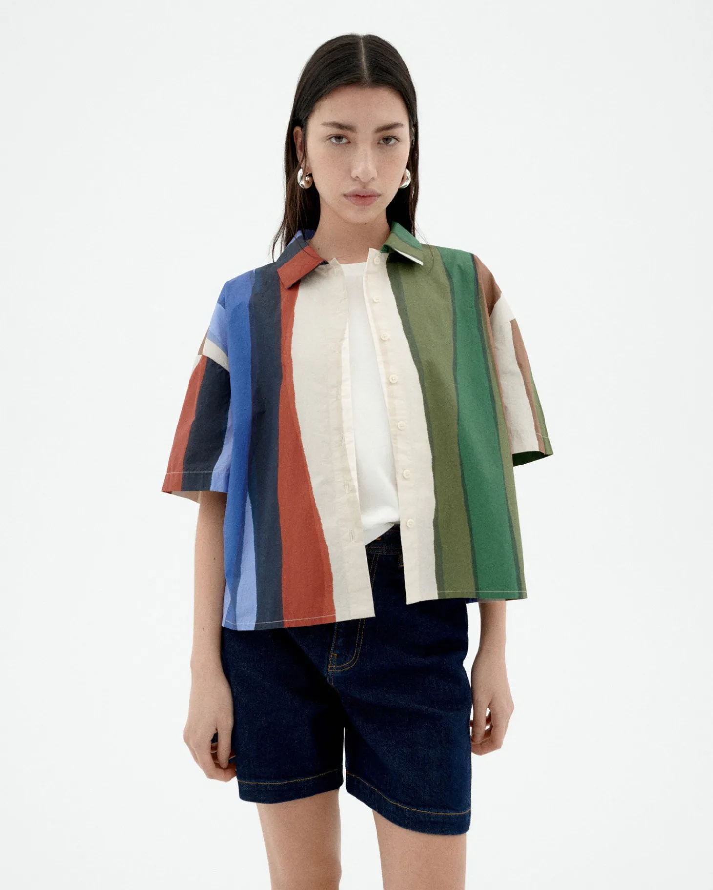 Blusa popelin rayas river Anna