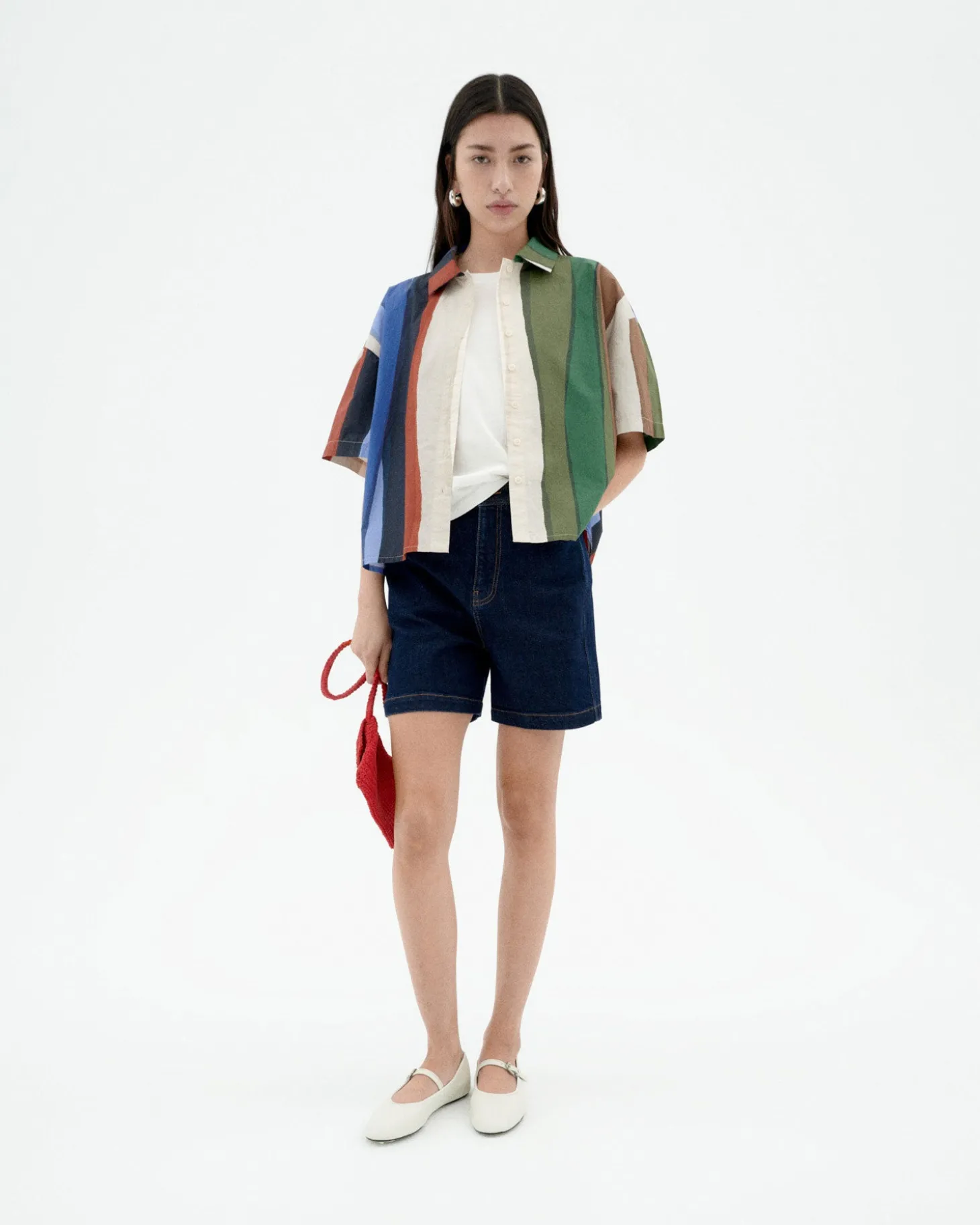 Blusa popelin rayas river Anna