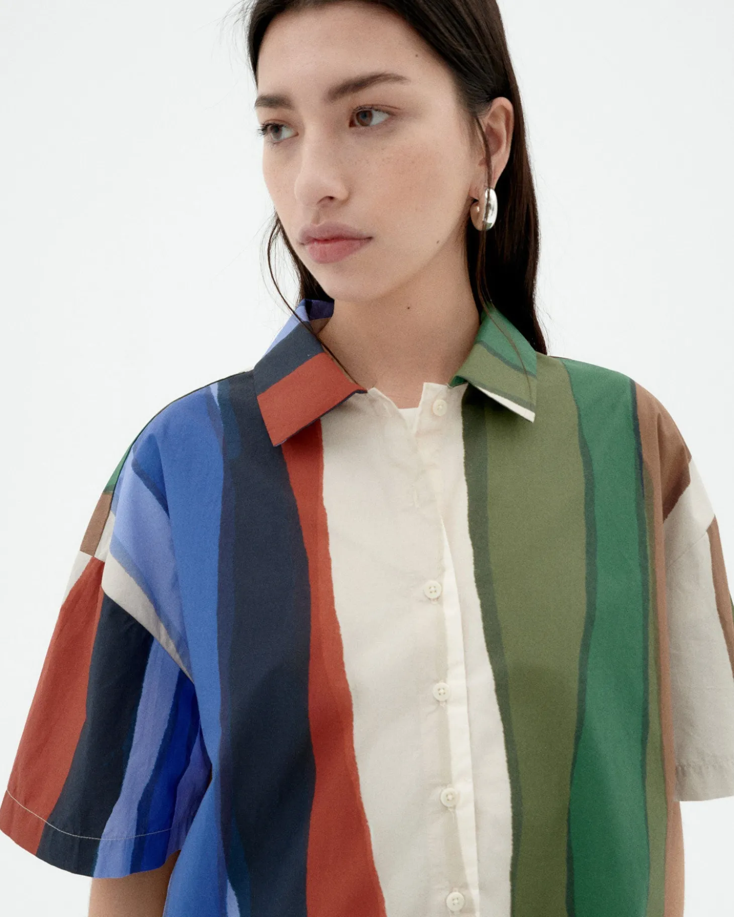 Blusa popelin rayas river Anna