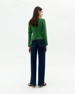 Blusa verde Cupro Briana