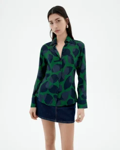 Blusa verde Ecovero leaf Katha