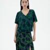 Blusa verde Ecovero leaf Libelula