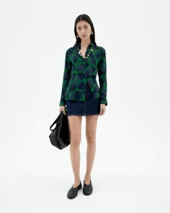 Blusa verde Ecovero leaf Katha