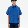 Camisa holgada azul Kurt