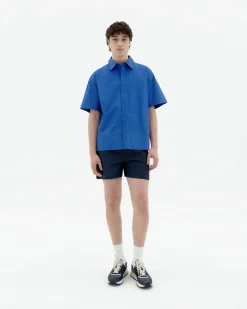 Camisa holgada azul Kurt