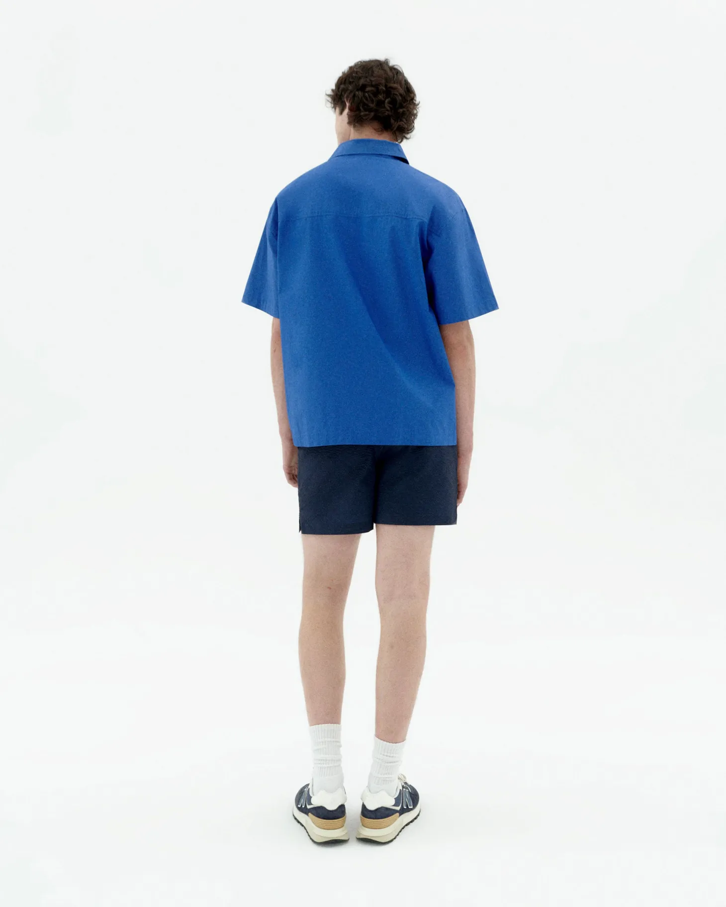 Camisa holgada azul Kurt