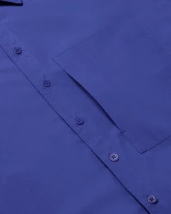 Camisa holgada azul Kurt