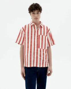 Camisa holgada roja Kurt