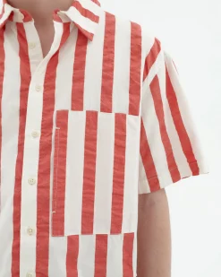 Camisa holgada roja Kurt