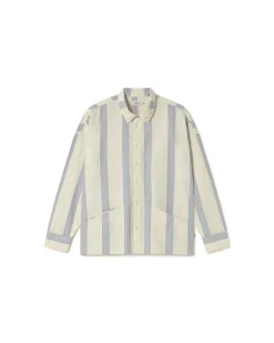 Camisa popelin rayas azules Jim