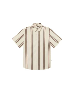 Camisa popelin rayas marrones Tom