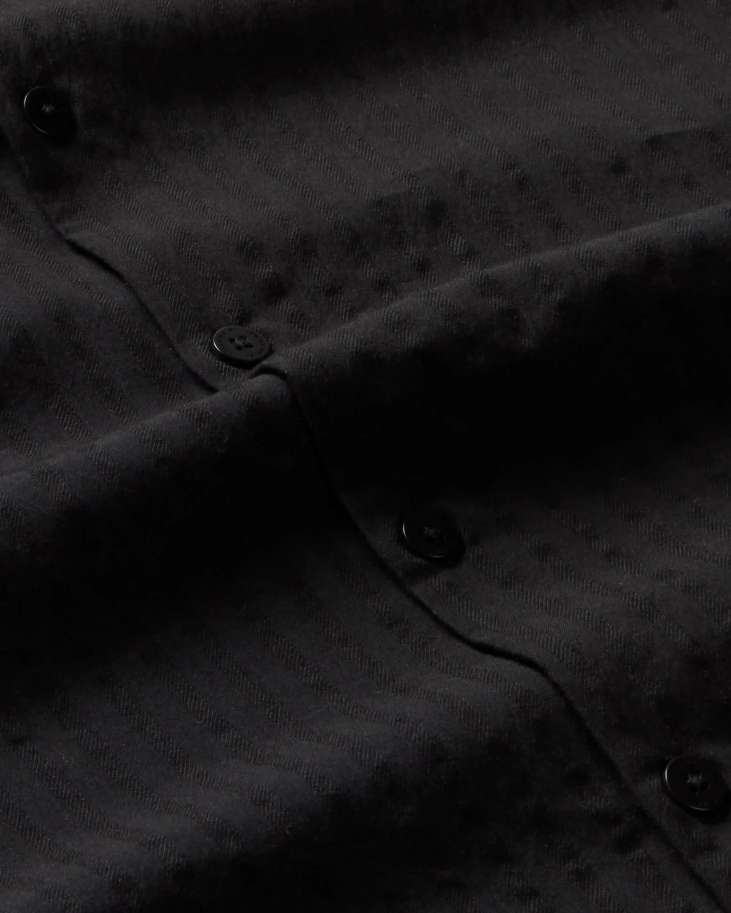 Camisa seersucker negra Tom