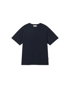Camiseta azul con bolsillo Hank