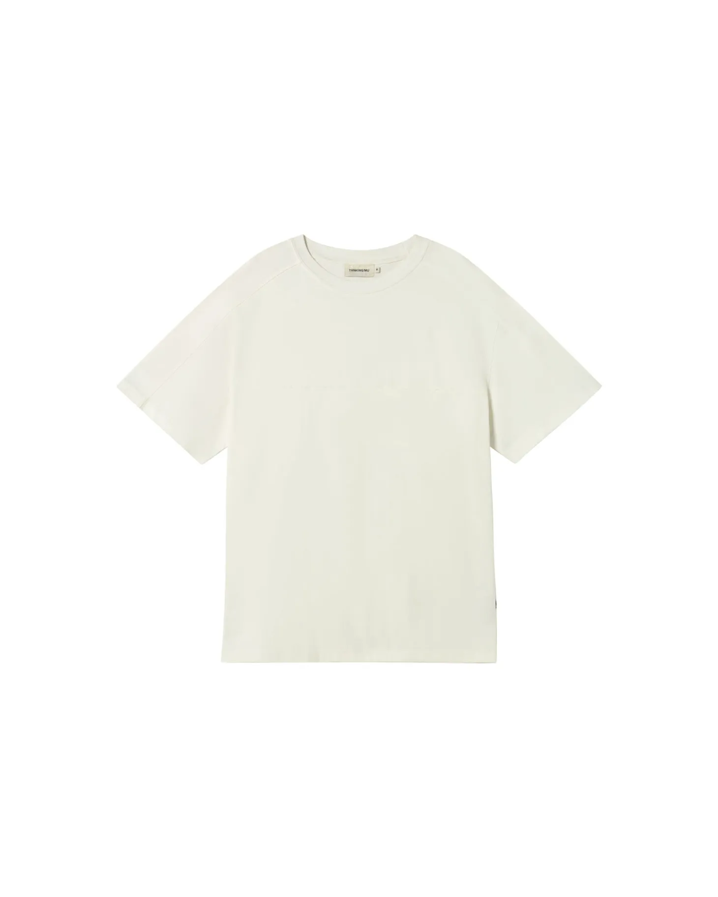Camiseta blanca con bolsillo Hank