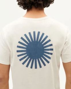 Camiseta blanca sol espalda indigo