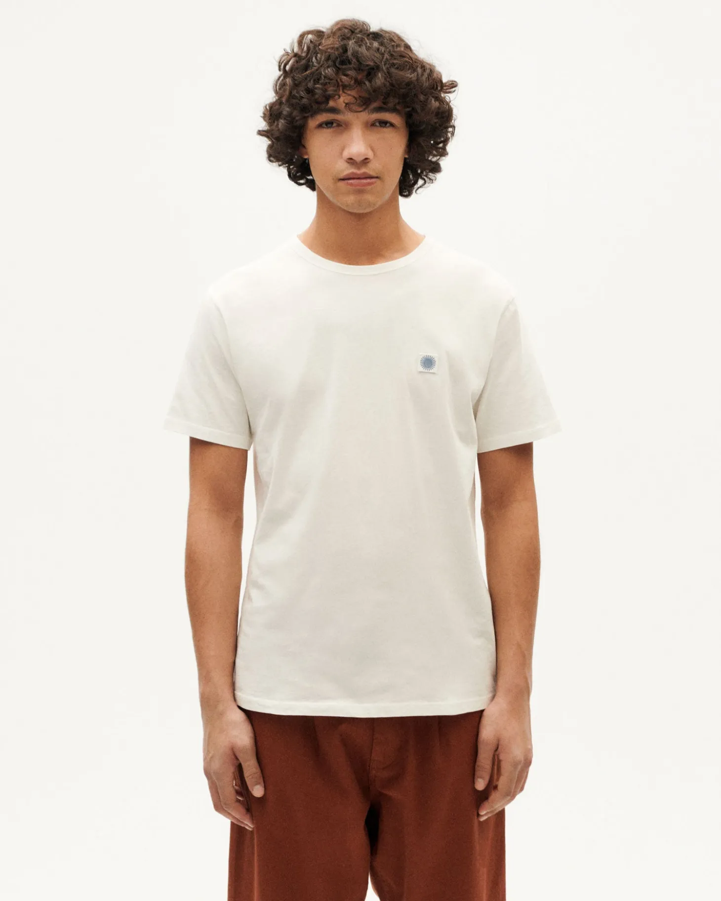 Camiseta blanca sol espalda indigo