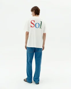 Camiseta blanca sol type espalda Aaron