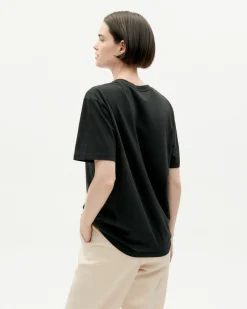 Camiseta negra unisex Thinking Music Festival