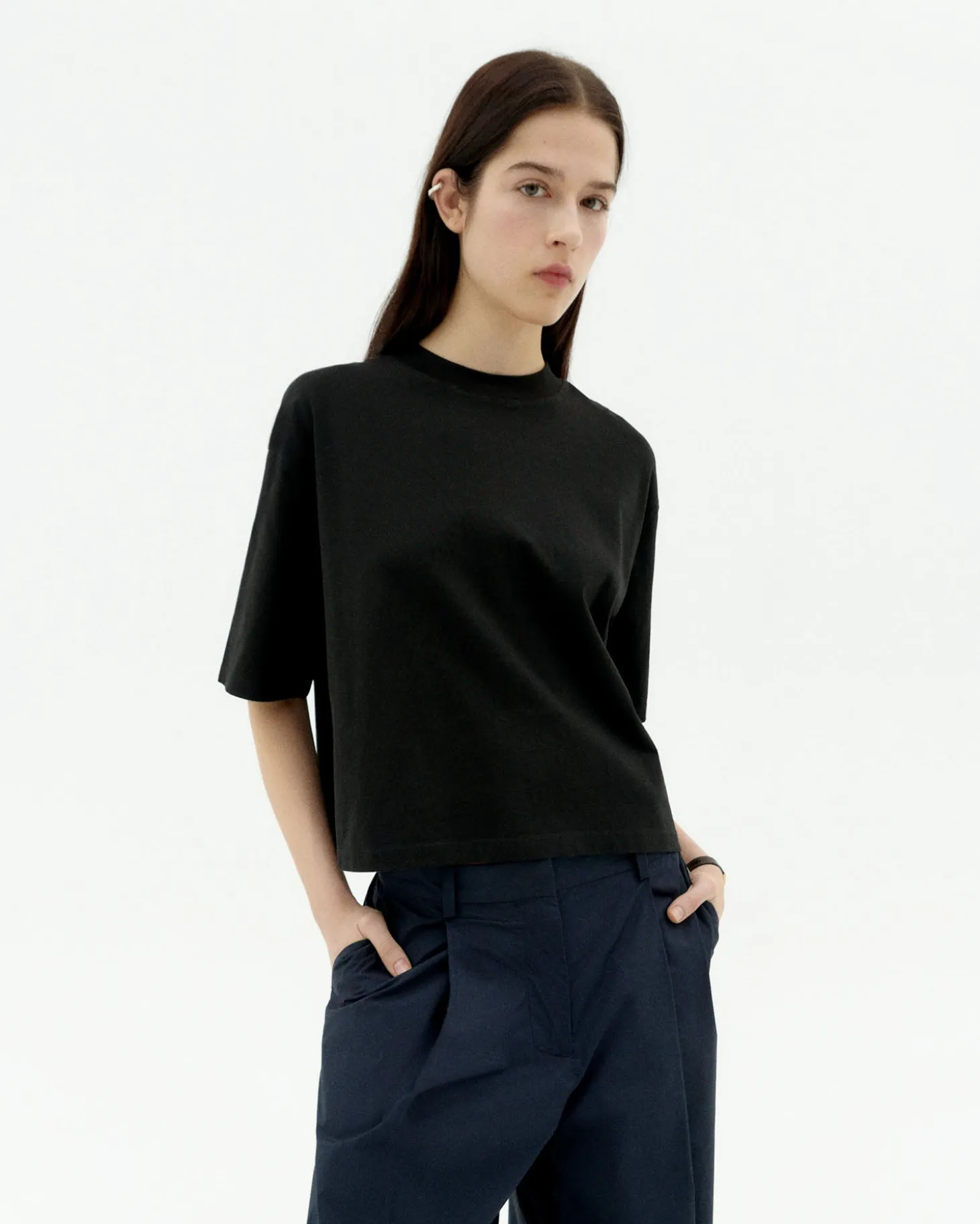 Camiseta oversize negra Lena