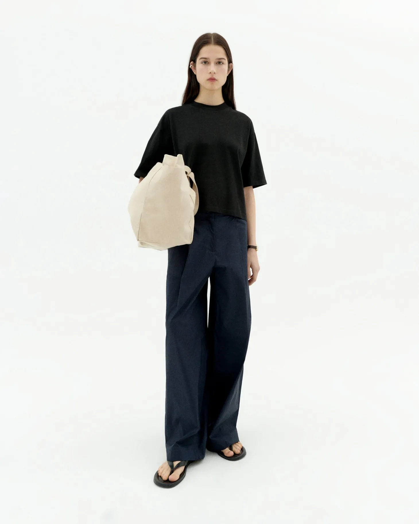 Camiseta oversize negra Lena