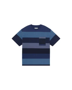 Camiseta rayas azul Aaron