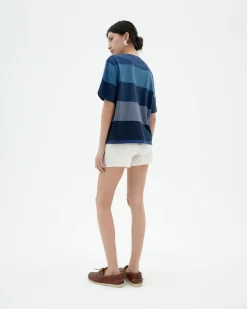 Camiseta rayas azules Lucia