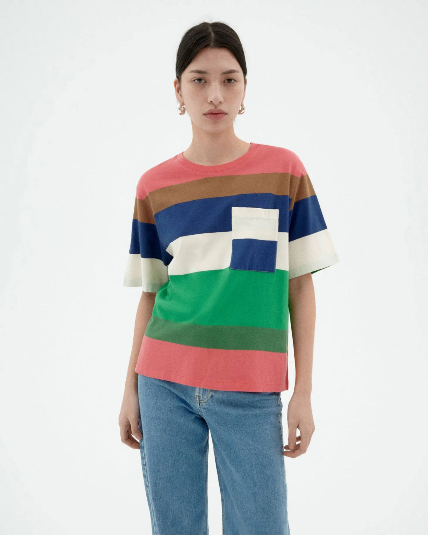 Camiseta rayas multicolor Lucia