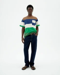 Camiseta rayas multicolor Aaron