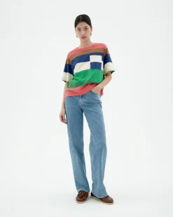 Camiseta rayas multicolor Lucia