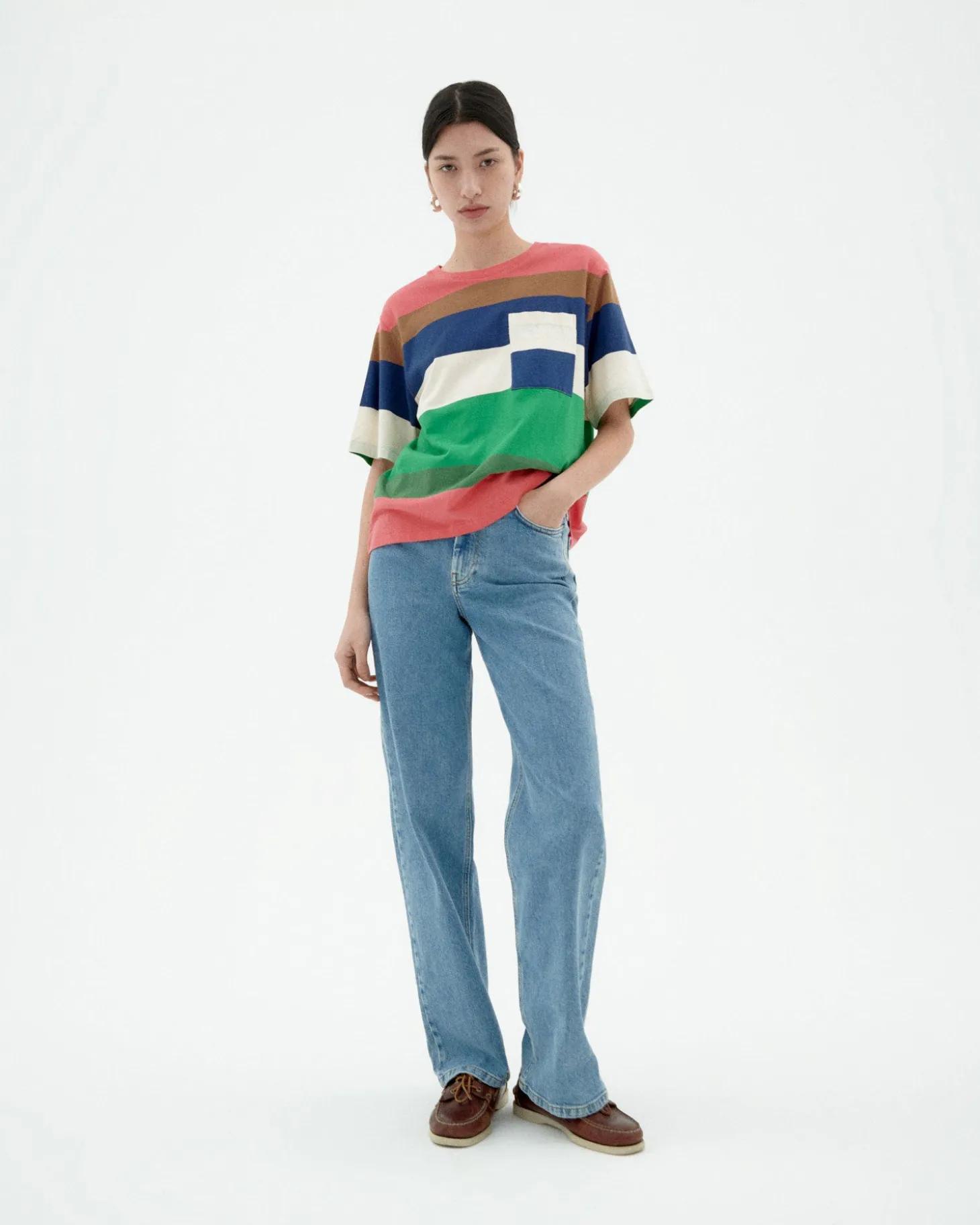 Camiseta rayas multicolor Lucia