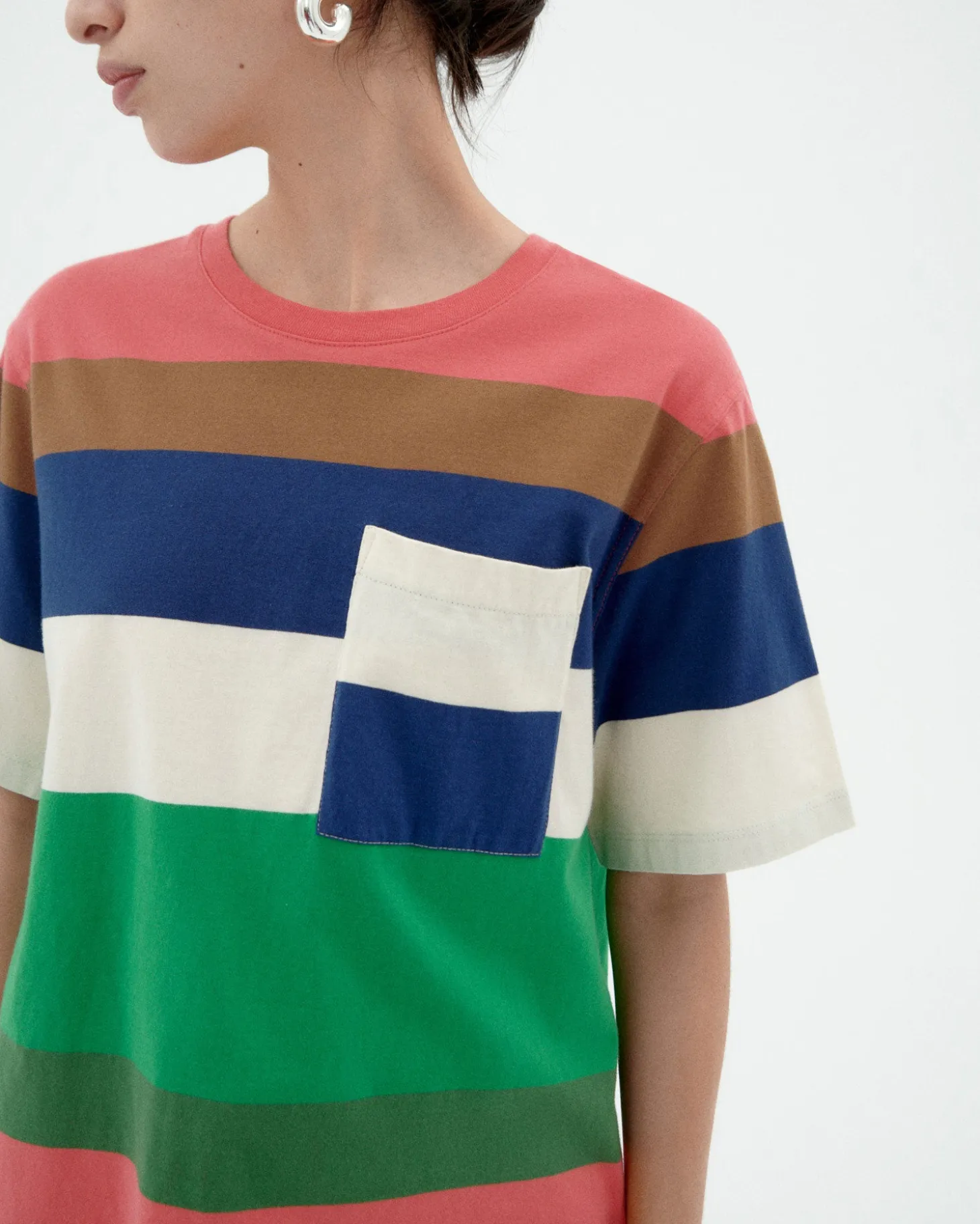 Camiseta rayas multicolor Lucia