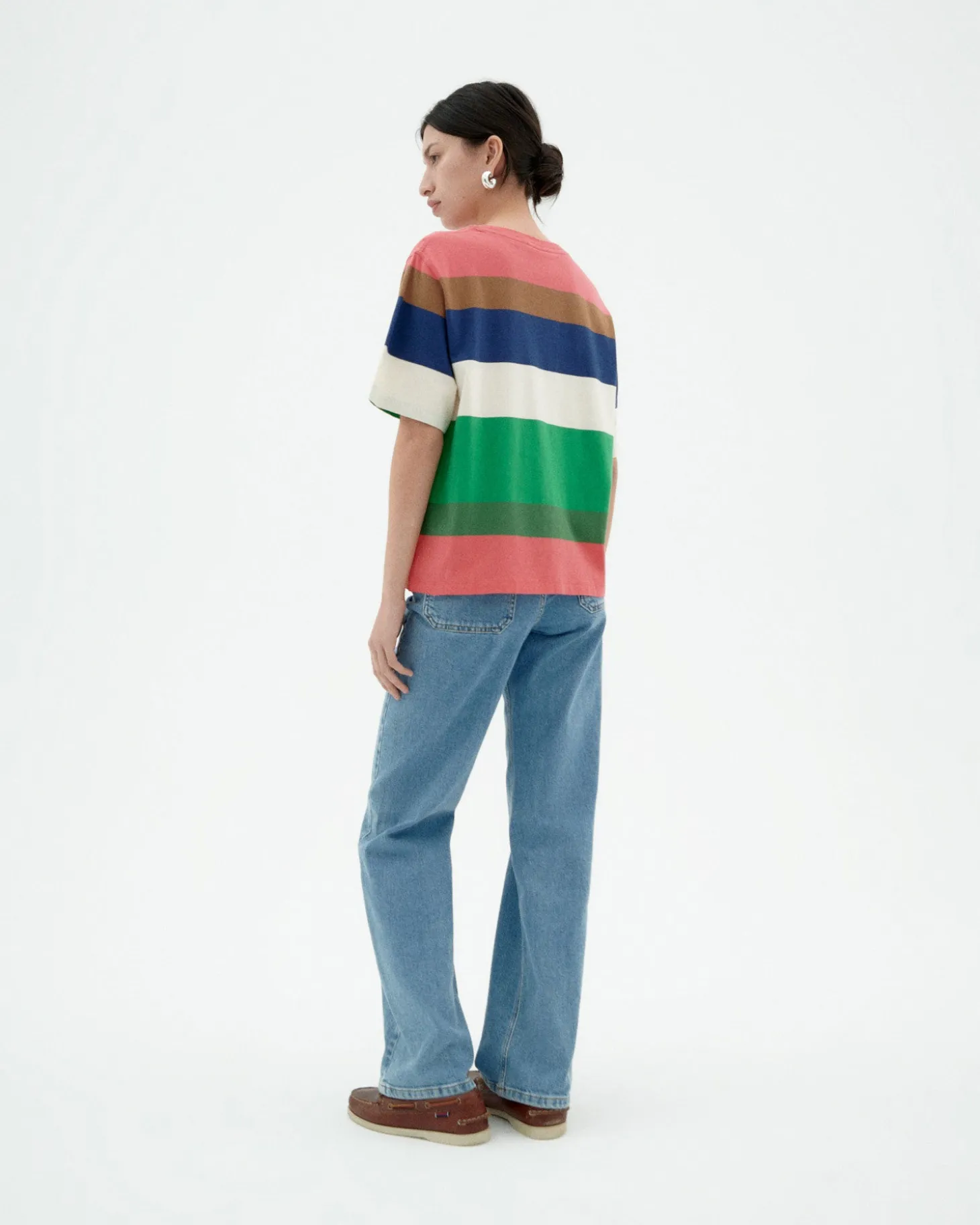 Camiseta rayas multicolor Lucia
