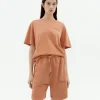 Camiseta unisex achiote tinte natural