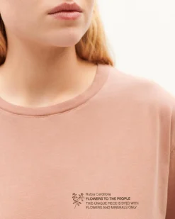 Camiseta unisex arena tinte natural