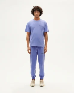 Camiseta unisex violeta tinte natural