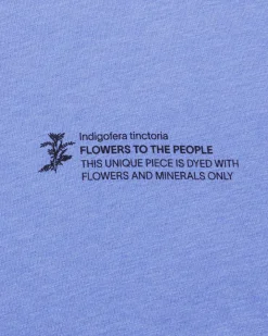 Camiseta unisex violeta tinte natural