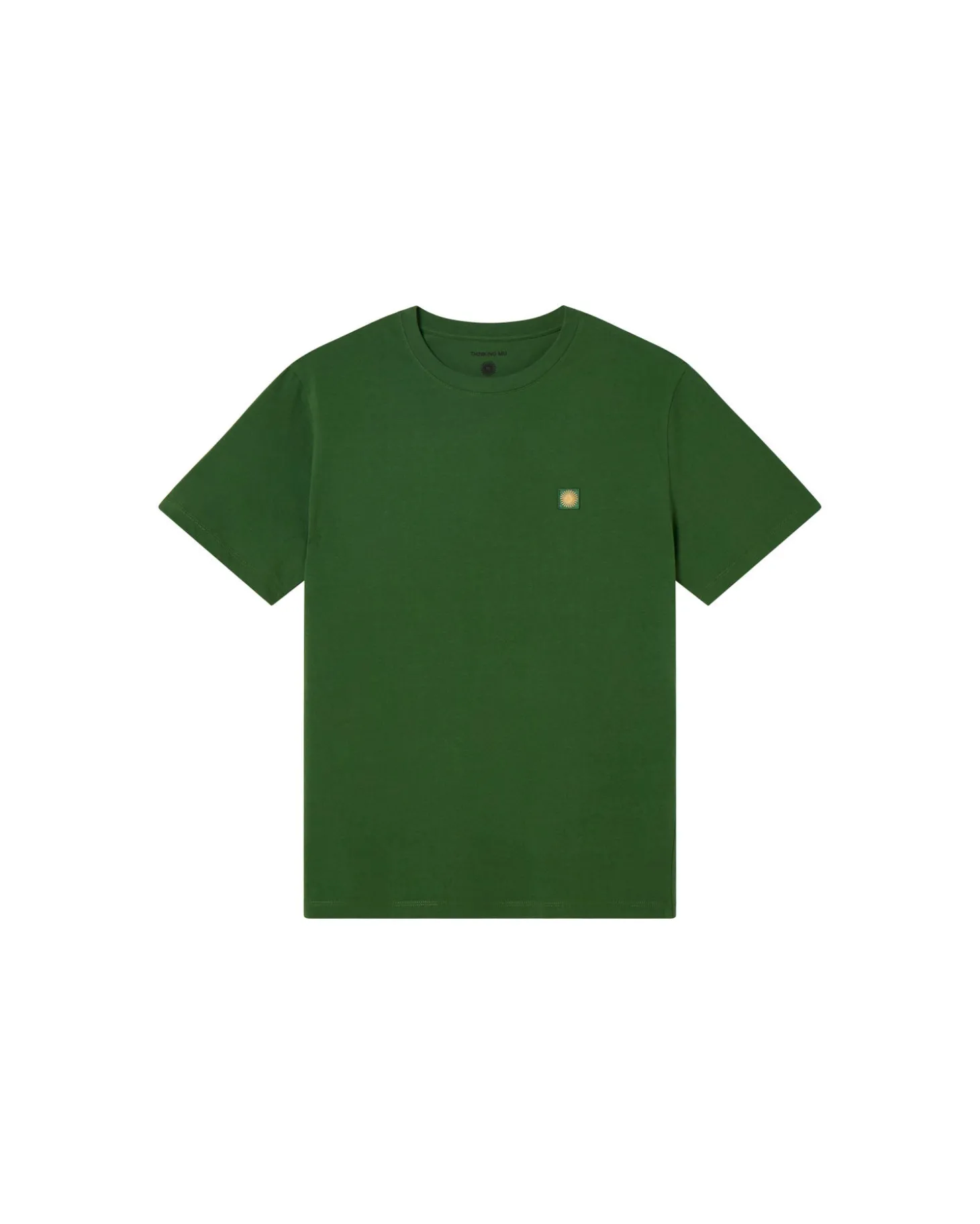 Camiseta verde sol espalda amarillo