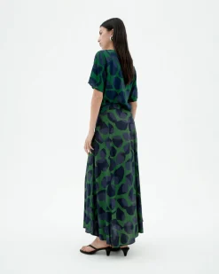Falda midi Ecovero leaf Tora