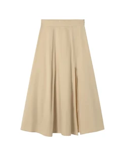 Falda midi patched Tora