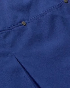 Falda mini azul pliegues Mabel