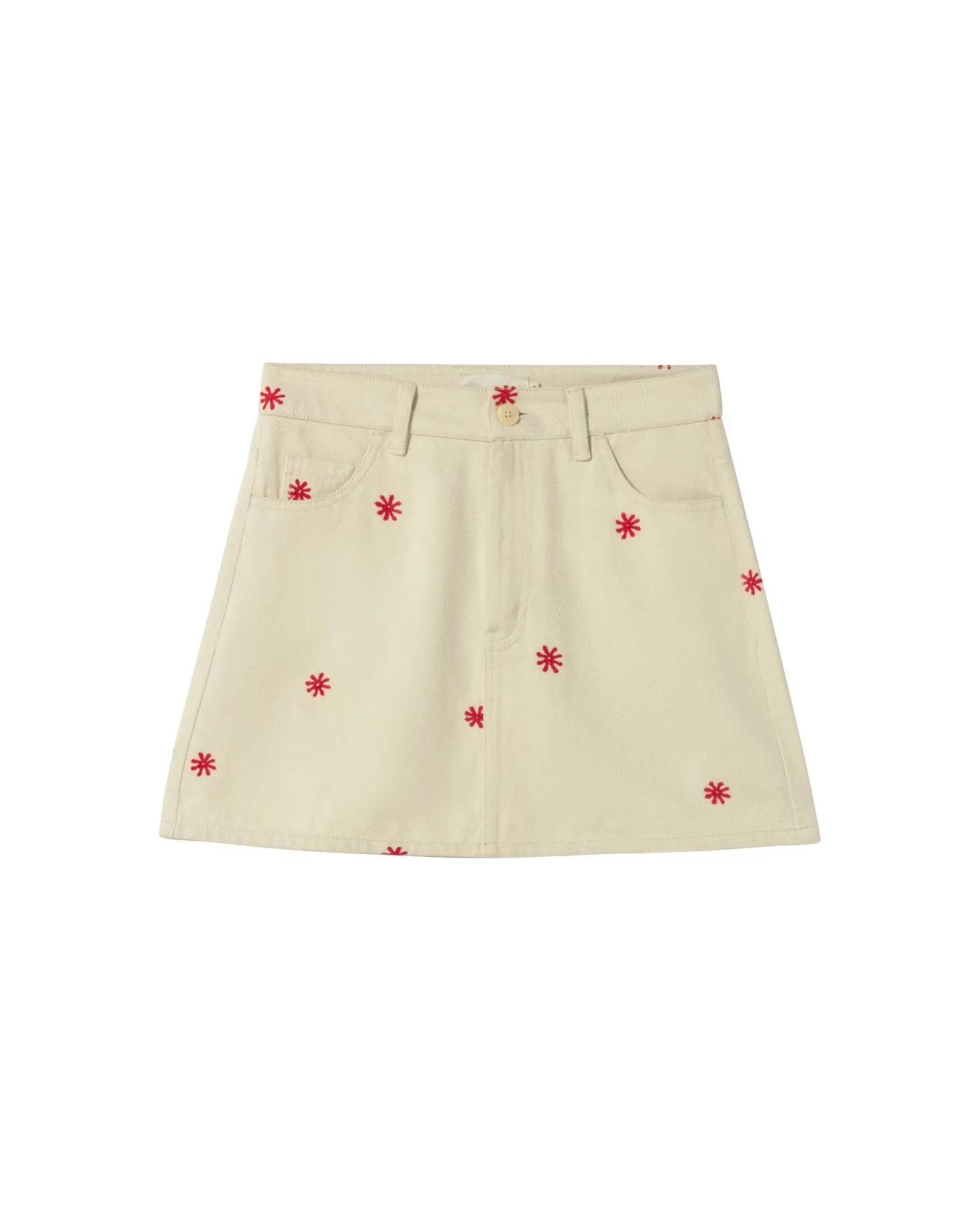 Falda mini bordada a mano Kimmy