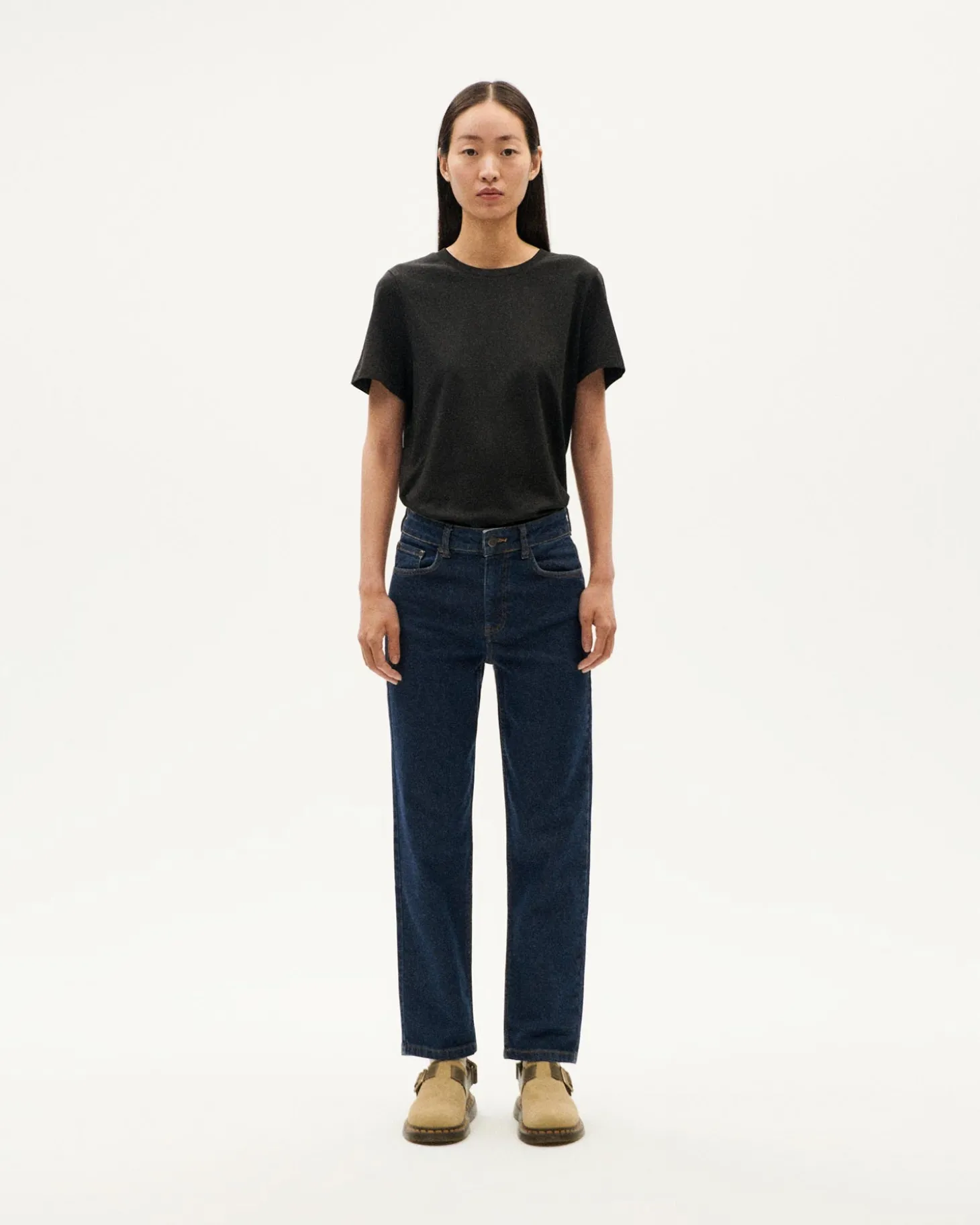 Jeans rectos dark navy Nele