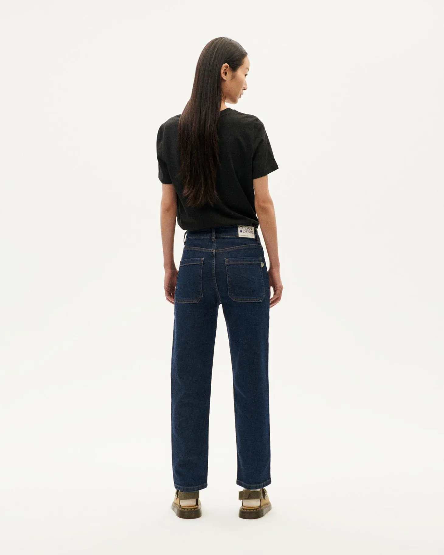 Jeans rectos dark navy Nele