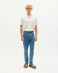 Jeans slim fit light blue 5 Pockets