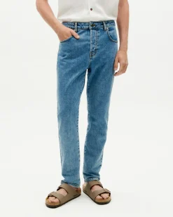 Jeans slim fit light blue 5 Pockets